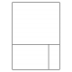 210 x 297 mm avec une etiquette de 160 x 110 mm et 50 x 110 mm