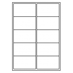 99 x 57 mm 200 feuilles p.boîte