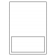 210 x 297 mm avec une etiquette de 190 x 90 mm, 200 feuilles per boîte.