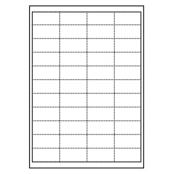 Cartes de rayonnage 50 x 25 mm 100 feuilles p. boîte