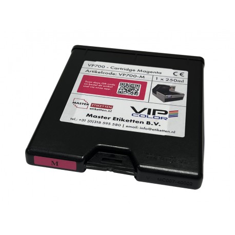 Cartouche d'encre 250 ml. Magenta pour imprimante VIPCOLOR Cartouche d'encre 250 ml. Magenta pour imprimante VIPCOLOR