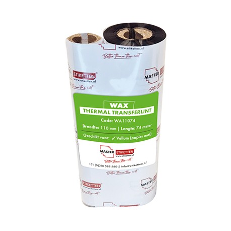 Master Transfer lint - WAX 110 mm breed | 74 meter lang
