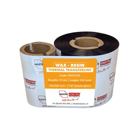 Master Transfer lint - WAX-RESIN 55 mm breed | 360 meter lang
