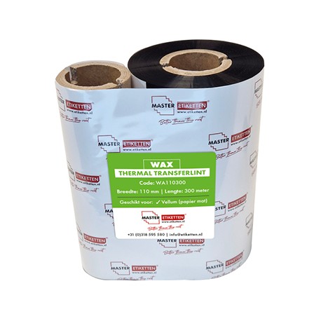 Master Transfer lint - WAX 110 mm breed | 300 meter lang